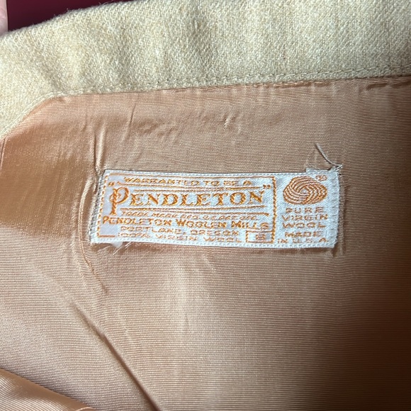 Vintage Pendleton lined wool skirt - Picture 4 of 4